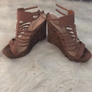 Tan wedges